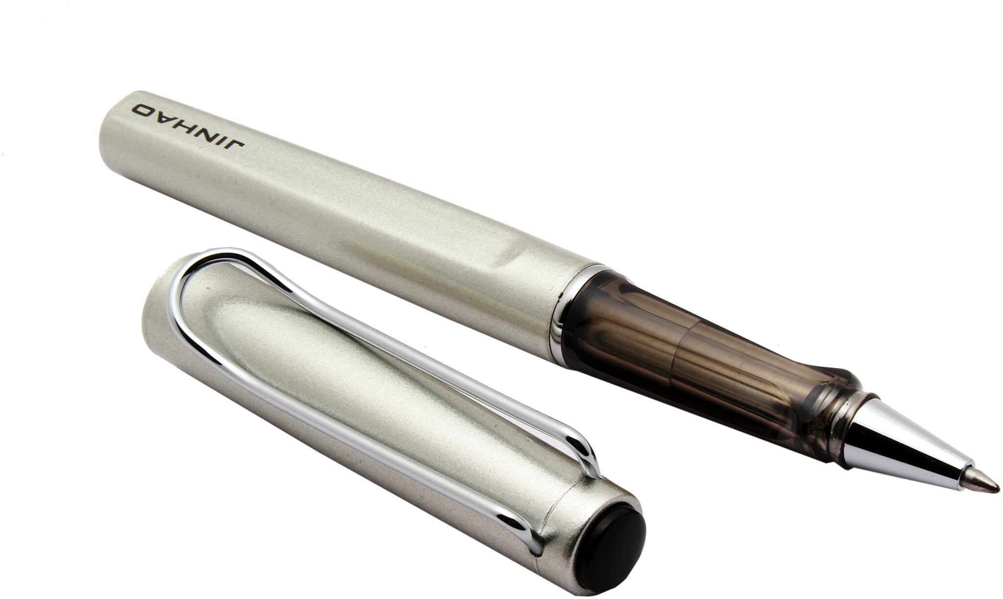 

SRPC Royal Jinhao 599 Standard Silver Signature Roller Ball Pen Chrome Trims