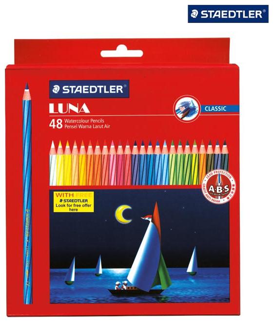 

Staedtler Luna ABS Water Color Pencils (Box of 48 Colors)