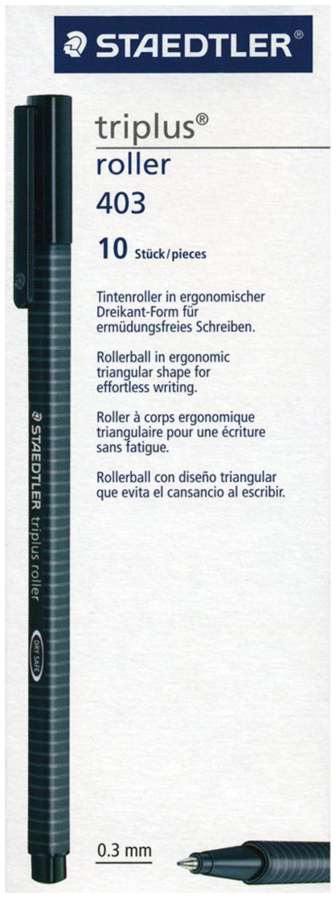 STAEDTLER triplus Roller Ball Tintenroller Fineliner 4 Stück 0,3 mm 403 SB4