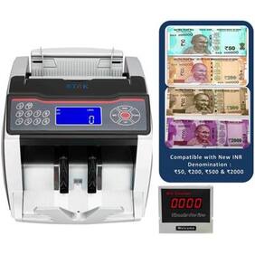 Office Supplies Machines Presentation Stok St Mc02 Notes Counting Machine And Fake Detector With Color Changing Lcd Display