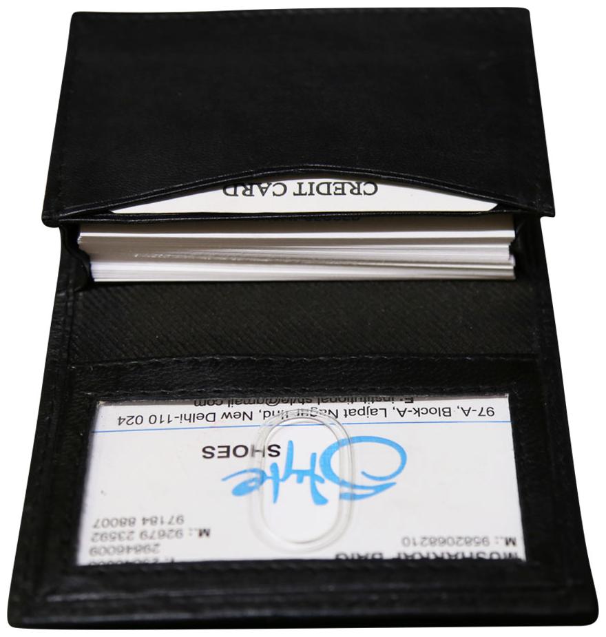 

Style Shoes Genuine Leather Card Holder 10 Card Holder For Men