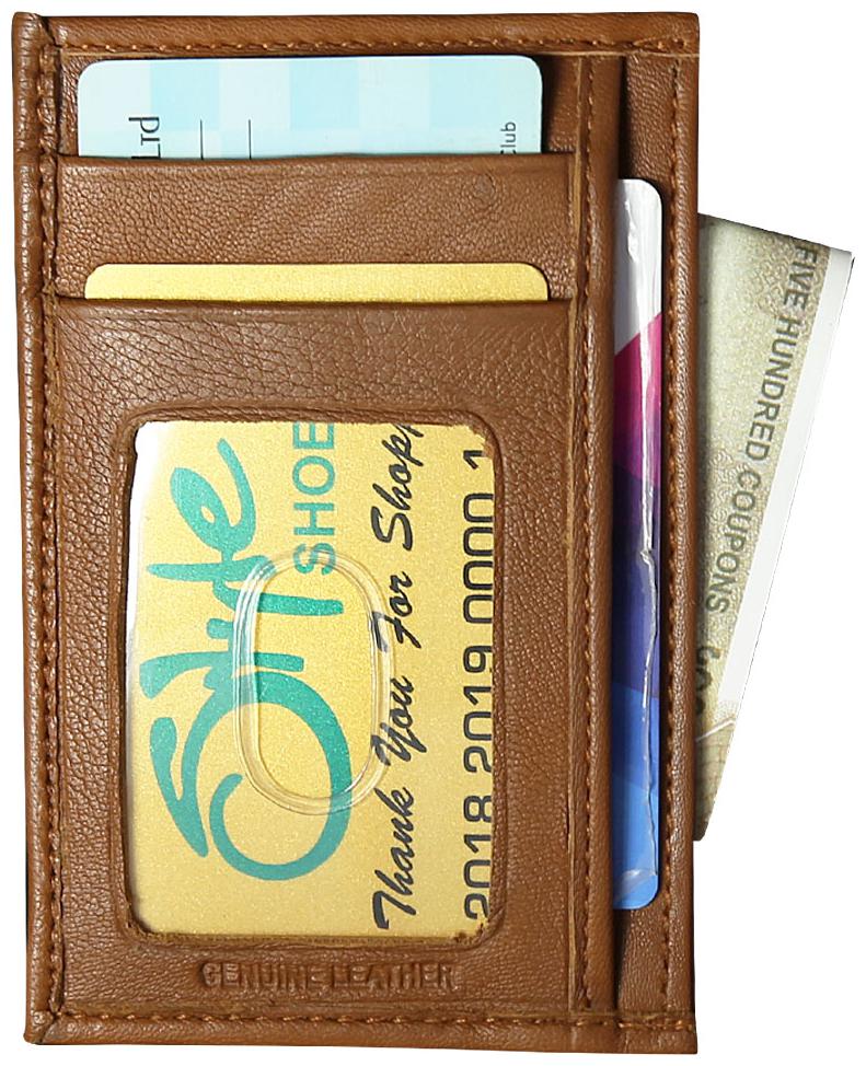 

Style Shoes 100 Genuine Leather Men S Card Holder 6 Card Holder