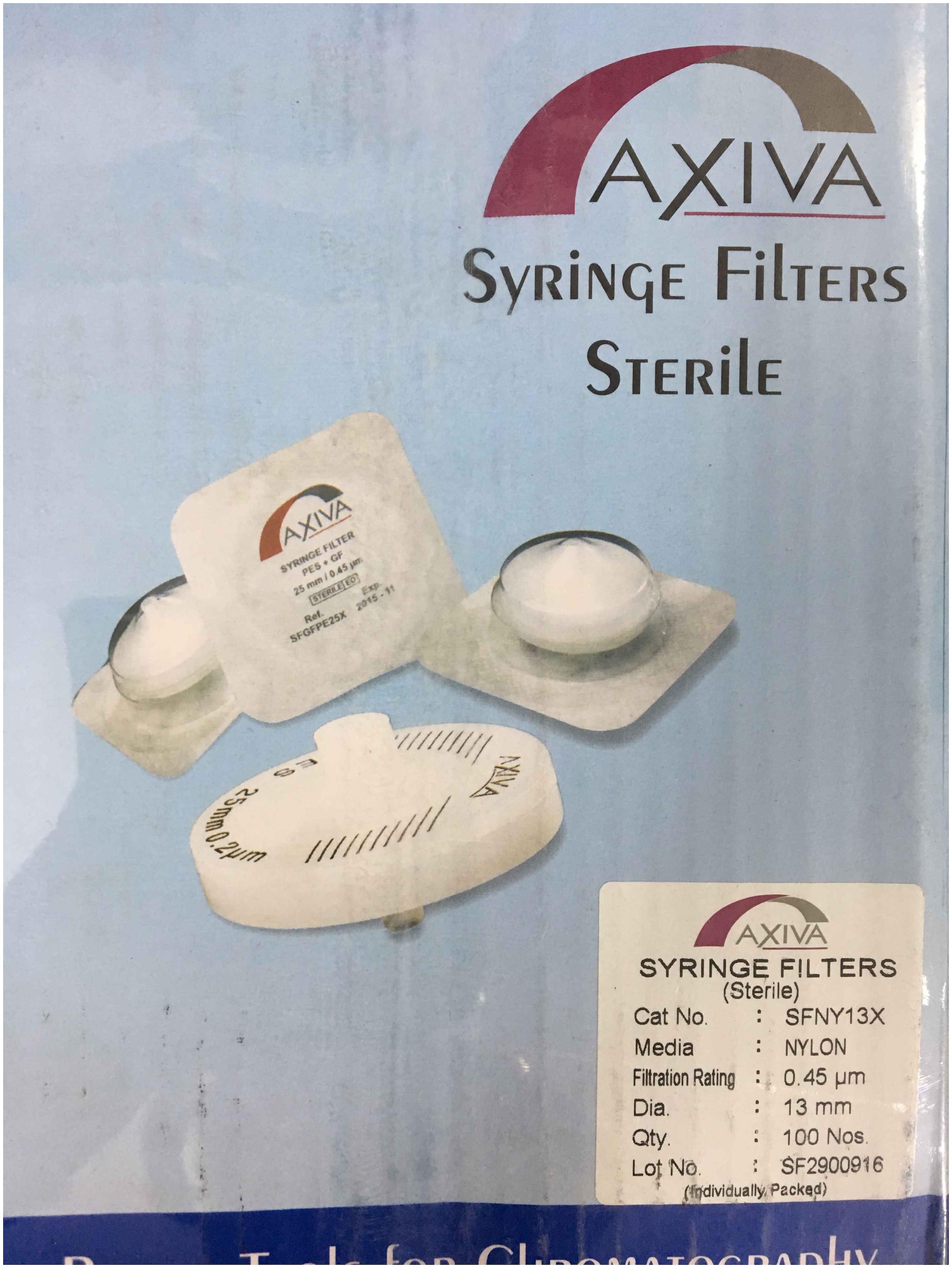 

Syringe filters 0 22-25mm pk 10 sterile