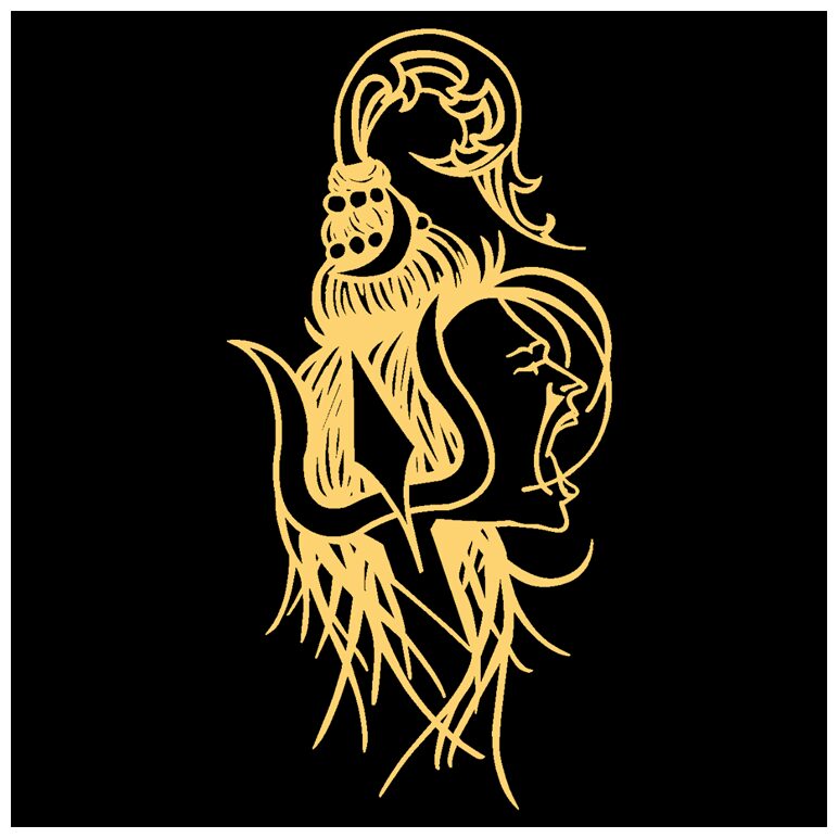 

Thirta Shiv BHOLENATH Gold Plated Metal Sticker for Mobile Home Office Car Bike Pack of 2