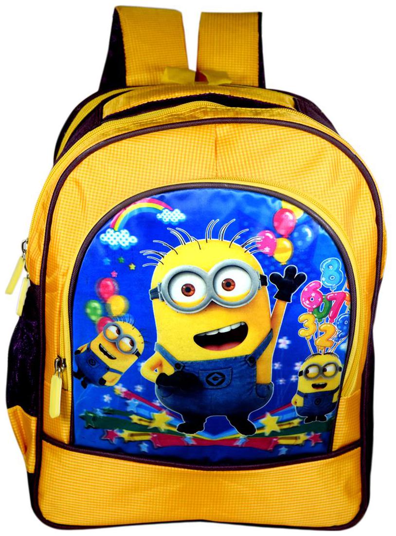 

Tinytot Designer Minnios School Bag for Boys (Yellow)