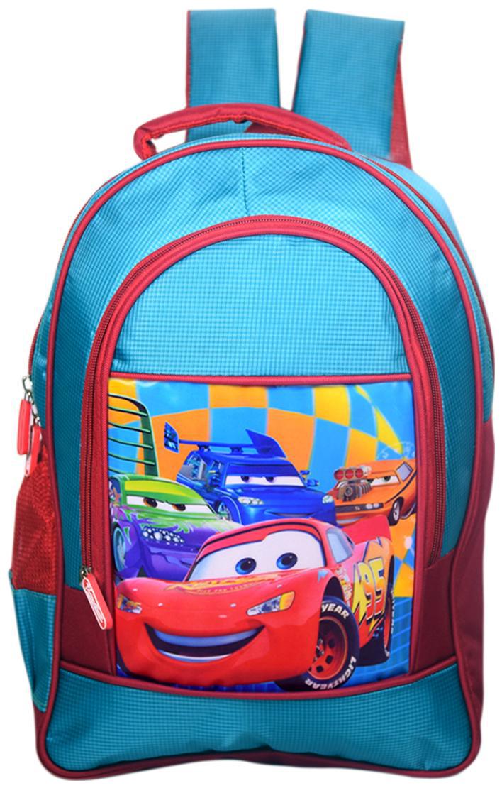 

Tinytot Designer CAR School Bag for Boys (Sky Blue)