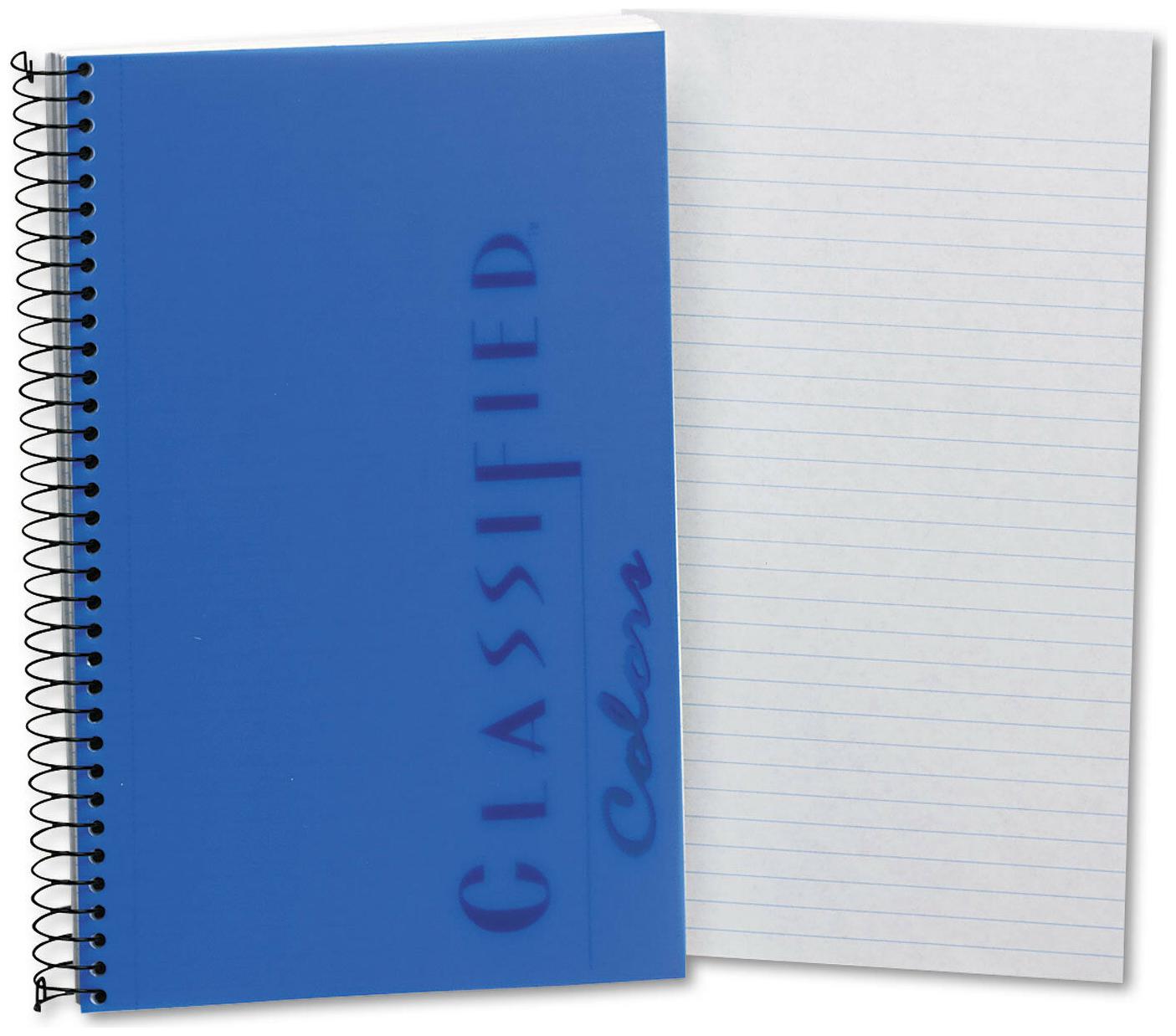 

TOPS Color Notebook Blue Cover 8 1 2 x 5 1 2 White 100 Sheets 73506