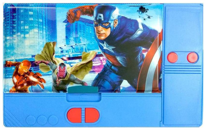 

Toyvala Marvel Multifunction Blue pencil case Art Plastic Pencil Box