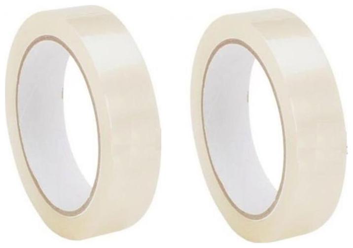 

Transparent Packaging Tape BOPP Tape (1x65 m) Pack of 2