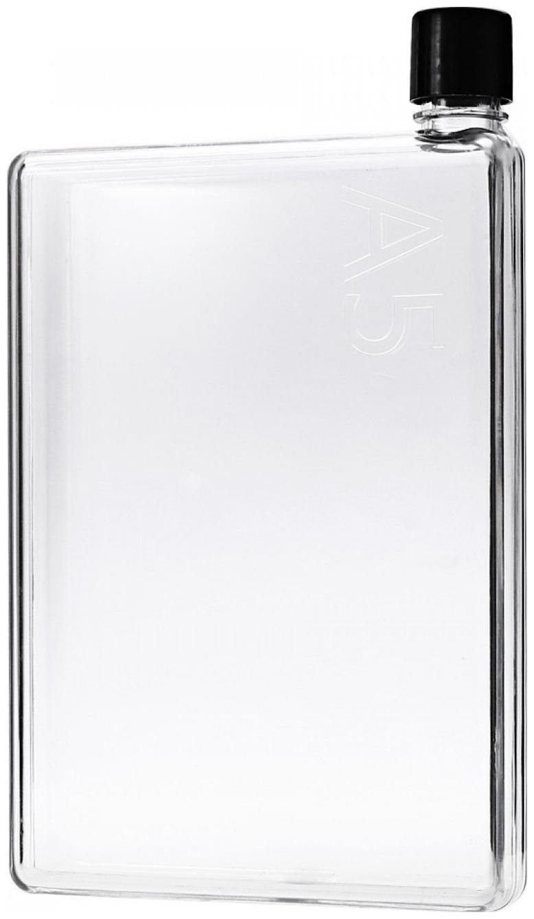 

Transparent Reusable Slim A5 Size Notebook Water Bottle 420 ml (Multi-colour)