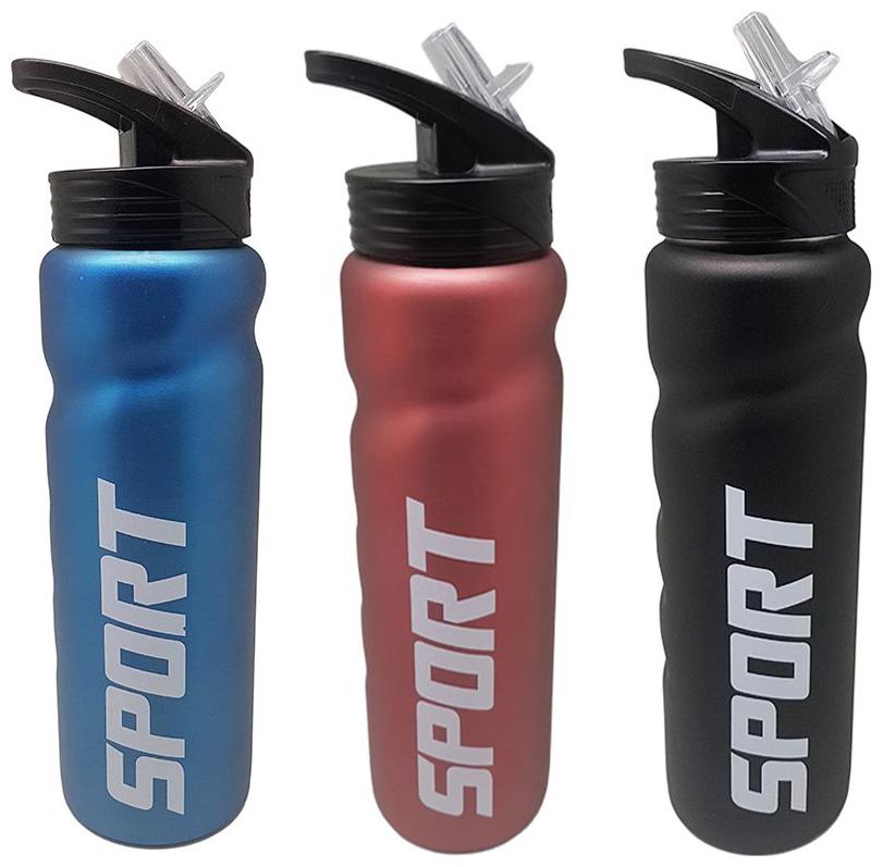 

Tuelip Stainless Steel Sports water Bottle With Sipper 750 ml (Set Of 3) Multi Color