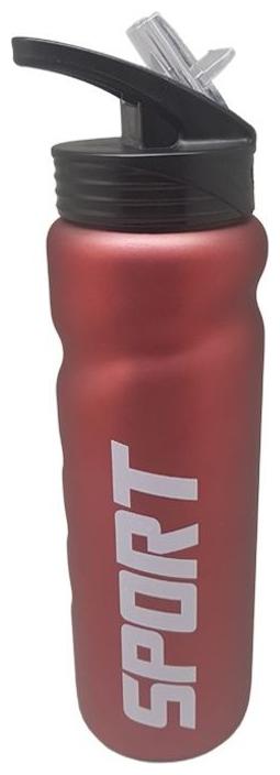 

Tuelip Stainless Steel Sports water Bottle With Sipper Red 750 ml