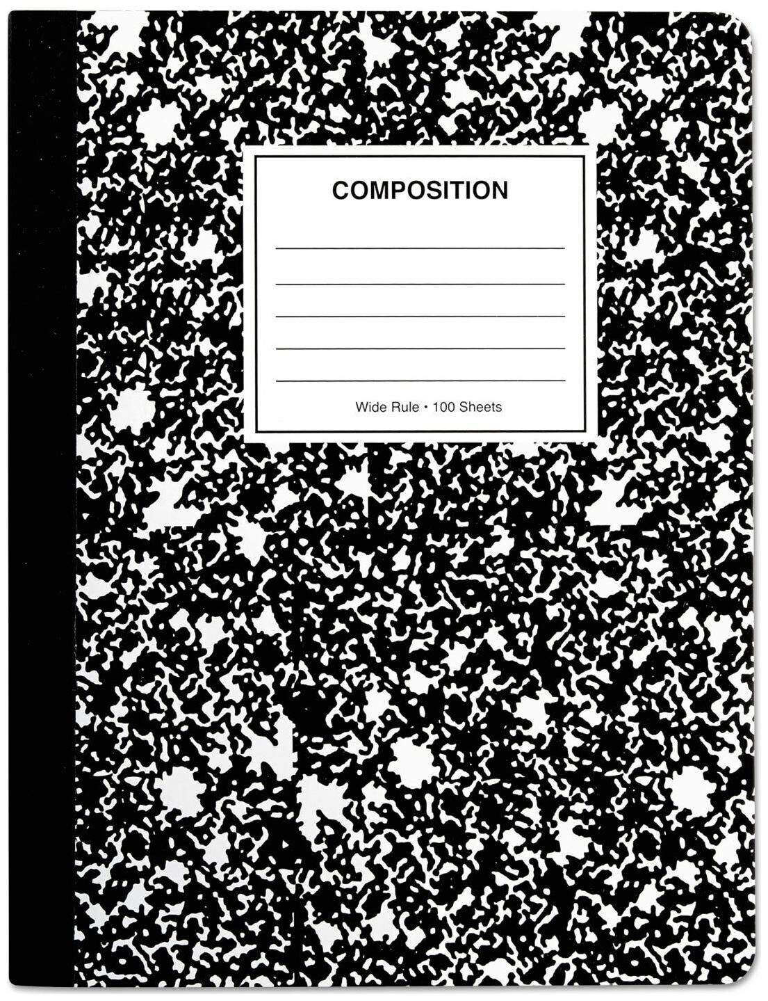 

Universal Quad Rule Composition Book Quadrille Rule 7 5 x 9 75 1 Subject