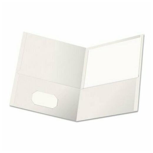 

Universal Two-Pocket Portfolio Leather Grain Paper 25 Portfolios (UNV56604)