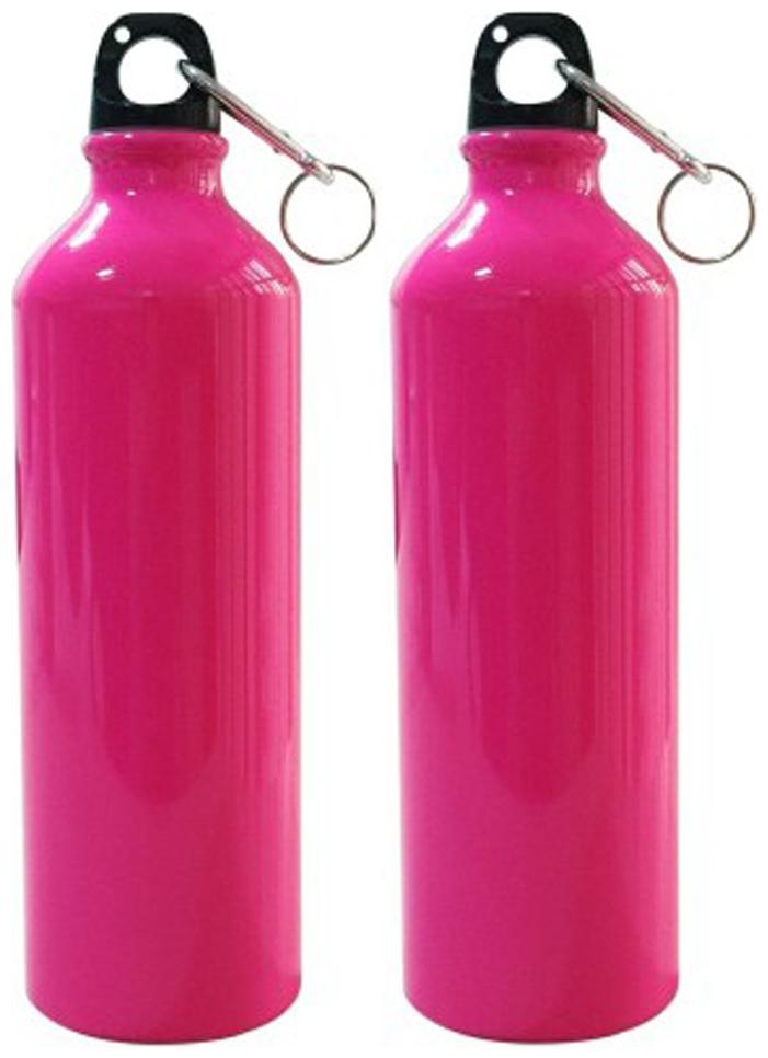 

Vagmi Stainless Steel Leak Proof Pink Sm Matt Water Bottle Pack of 2 pcs