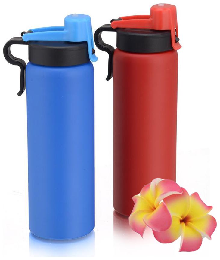 

Vagmi Straight Head Gird Gym Fitness Stainless Steel 750 ml Water Bottle Pack of 2