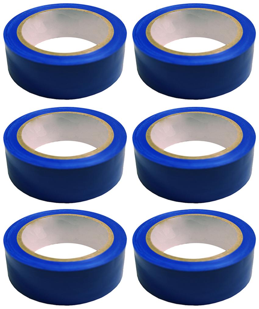 

VCR Blue Floor Marking Tape - 23 Meters in Length 48mm 2 Width - 6 Rolls Per Pack