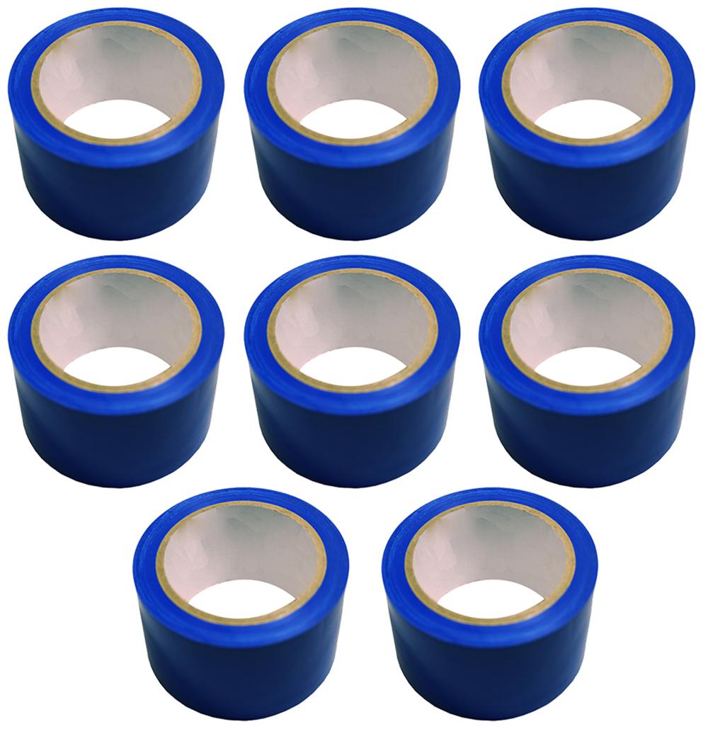 

VCR Blue Floor Marking Tape - 23 Meters in Length 72mm 3 Width - 8 Rolls Per Pack