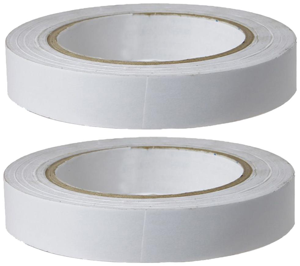 

VCR Double Side Tissue Tape - 10 Meters in Length - 12mm 0 5 Width - 2 Rolls Per Pack