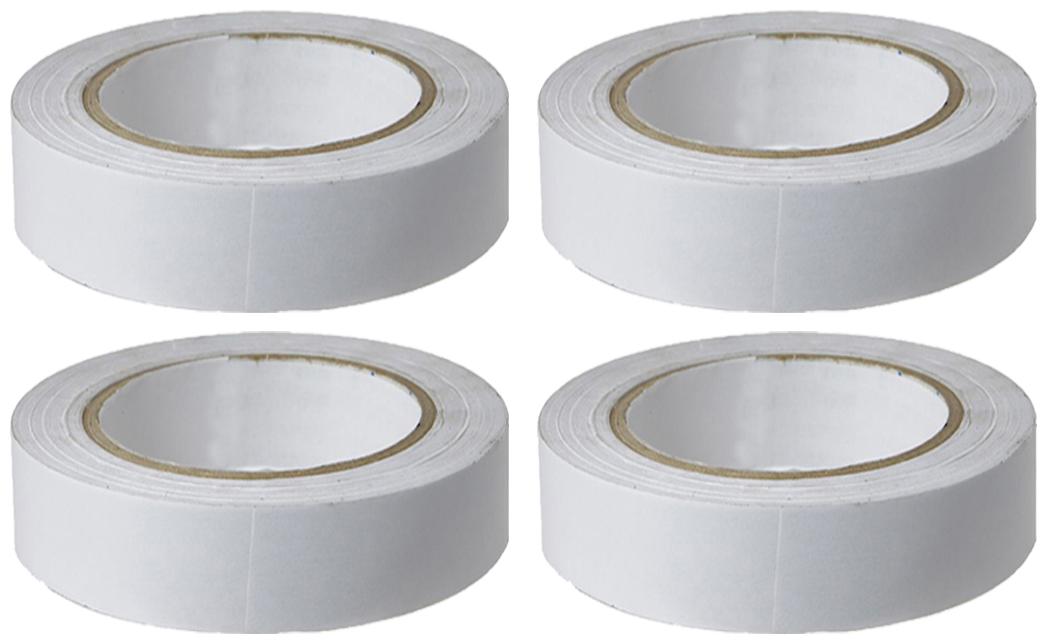 

VCR Double Side Tissue Tape - 10 Meters in Length - 18mm 0 75 Width - 4 Rolls Per Pack