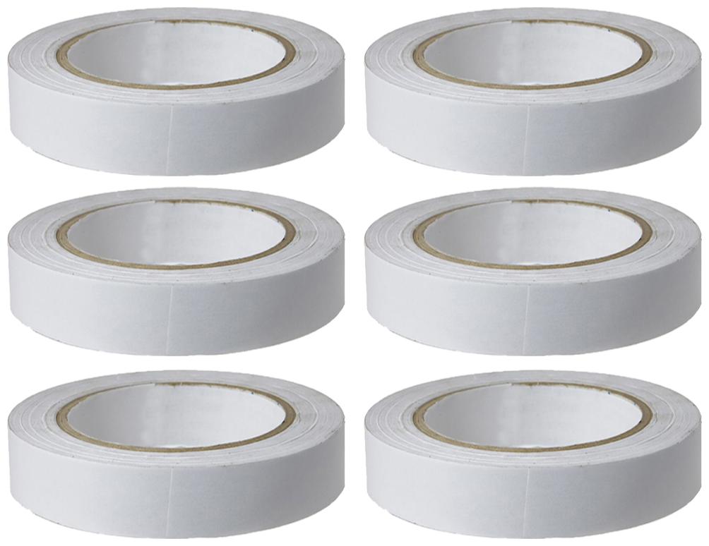 

VCR Double Side Tissue Tape - 45 Meters in Length - 12mm 0 5 Width - 6 Rolls Per Pack