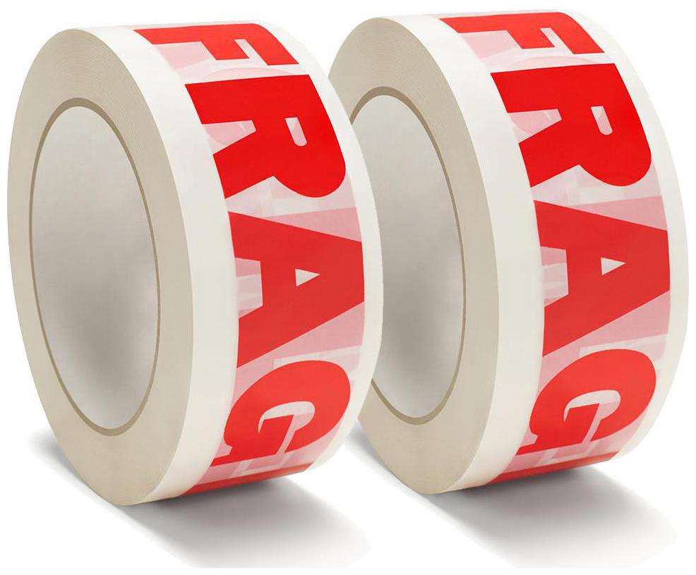 

VCR Fragile Tape (Handle with Care) - 200 Meters in Length - 48mm 2 Width - 2 Rolls Per Pack