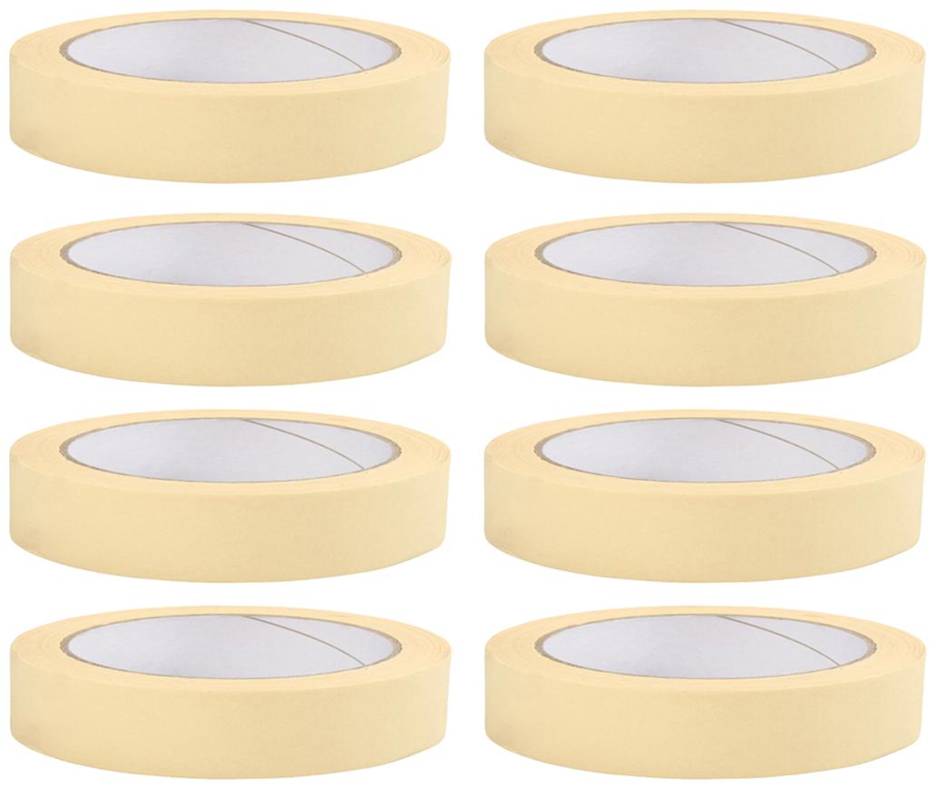 

VCR Masking Tape - 20 Meters in Length 18mm 0 75 Width - 8 Rolls Per Pack