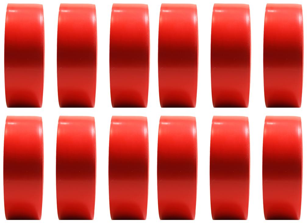 

VCR Red Floor Marking Tape - 23 Meters in Length 24mm 1 Width - 12 Rolls Per Pack