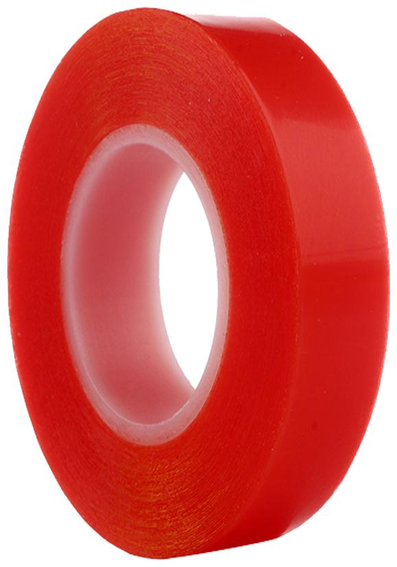 

VCR RED Strong Acrylic Transparent Adhesive - Double Sided Heat Resistant - (Polyester Tape) - 45 m in Length - 16mm Width - 1 Roll Per Pack