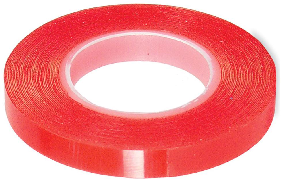

VCR RED Strong Acrylic Transparent Adhesive - Double Sided Heat Resistant - (Polyester Tape) - 45 Meters in Length - 22mm Width - 3 Roll Per Pack