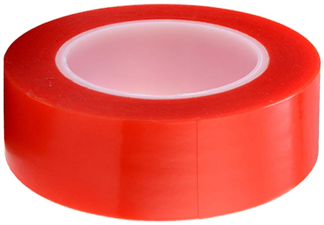 

VCR RED Strong Acrylic Transparent Adhesive - Double Sided Heat Resistant - (Polyester Tape) - 45 Meters in Length - 44mm Width - 5 Roll Per Pack