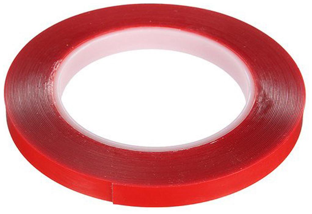 

VCR RED Strong Acrylic Transparent Adhesive - Double Sided Heat Resistant - (Polyester Tape) - 45 m in Length - 11mm Width - 1 Roll Per Pack