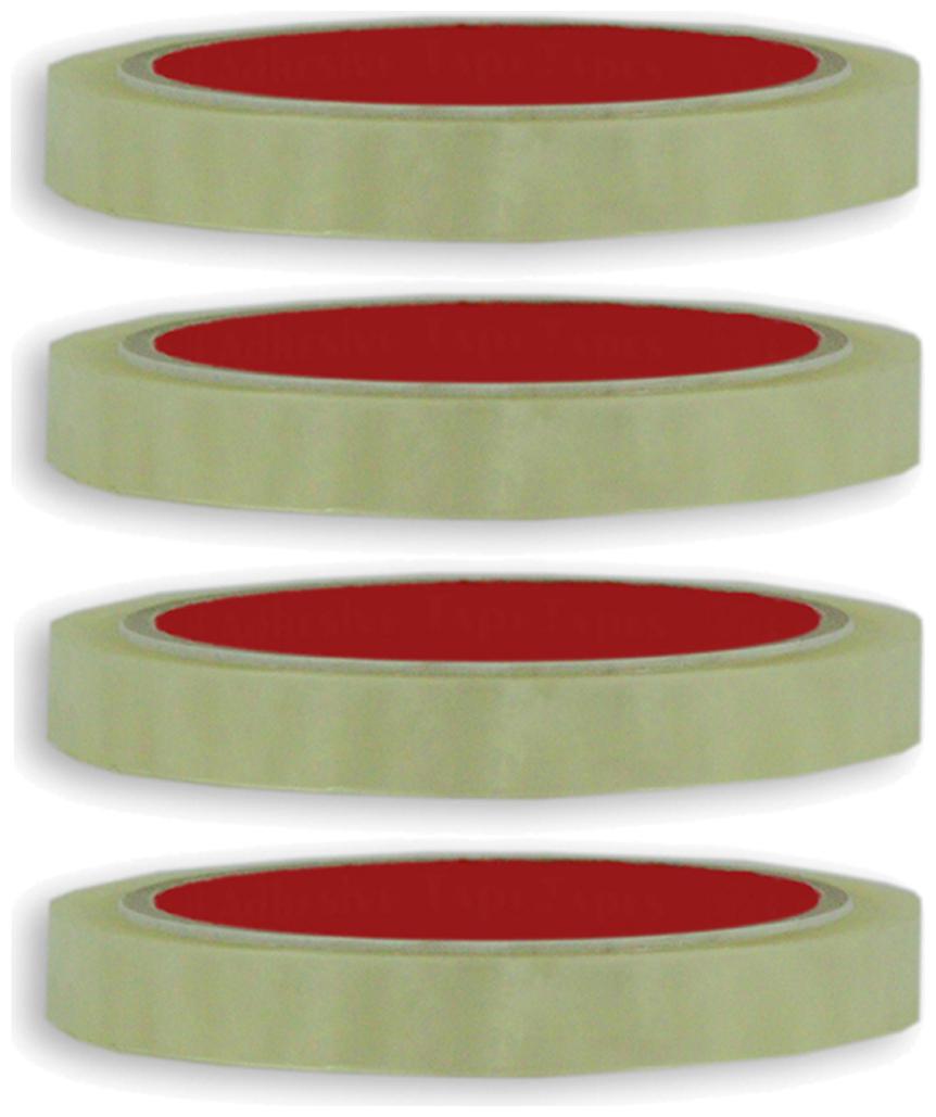 

VCR Self Adhesive Transparent Cello Tape - 65 Meters in Length - 18mm 0 75 Width - 4 Rolls Per Pack