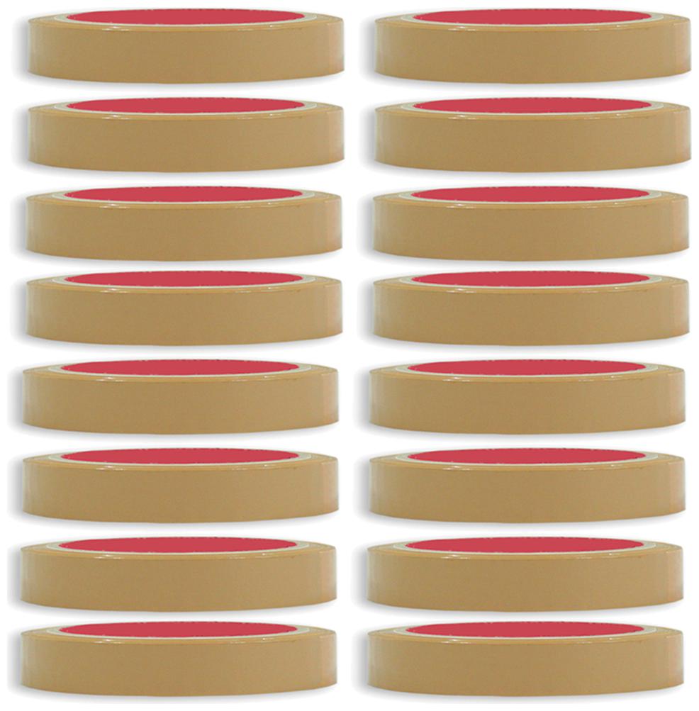 

VCR Self Adhesive Brown Cello Tape - 65 Meters in Length - 18mm 0 75 Width - 16 Rolls Per Pack