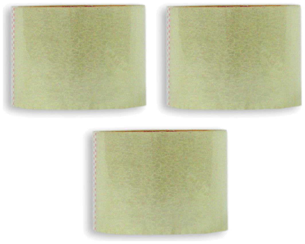 

VCR Self Adhesive Transparent Cello Tape - 65 Meters in Length - 96mm 4 Width - 3 Rolls Per Pack