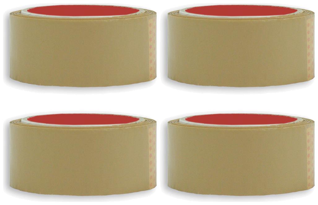 

VCR Self Adhesive Brown Cello Tape - 35 Meters in Length - 36mm 1 5 Width - 4 Rolls Per Pack