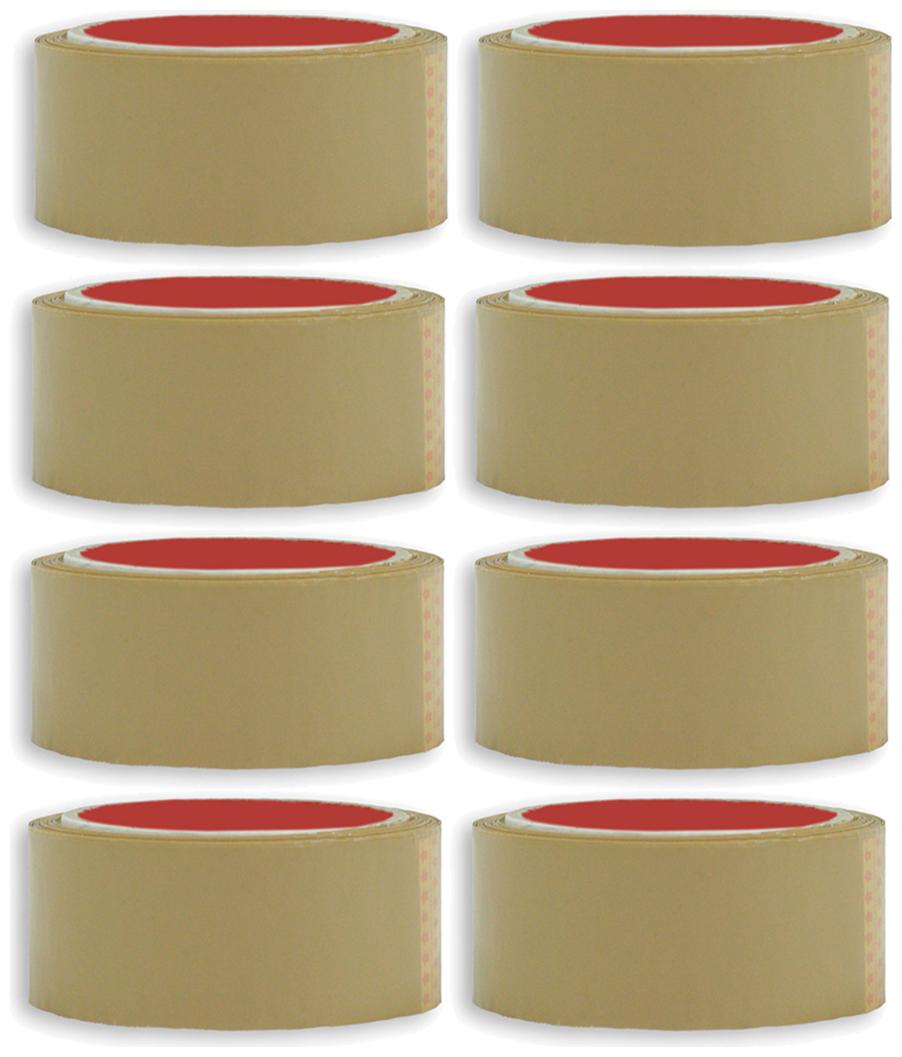 

VCR Self Adhesive Brown Cello Tape - 35 Meters in Length - 36mm 1 5 Width - 8 Rolls Per Pack