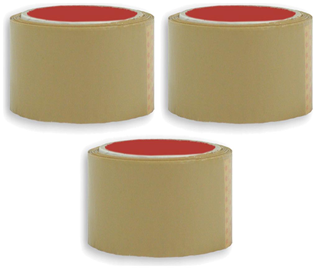 

VCR Self Adhesive Brown Cello Tape - 100 Meters In Length - 96mm 4 Width - 3 Rolls Per Pack