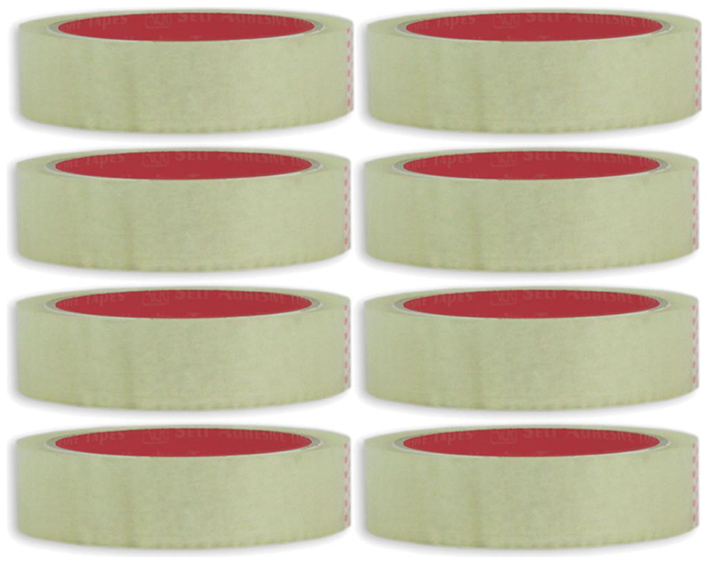 

VCR Self Adhesive Transparent Cello Tape - 35 Meters in Length - 36mm 1 5 Width - 8 Rolls Per Pack