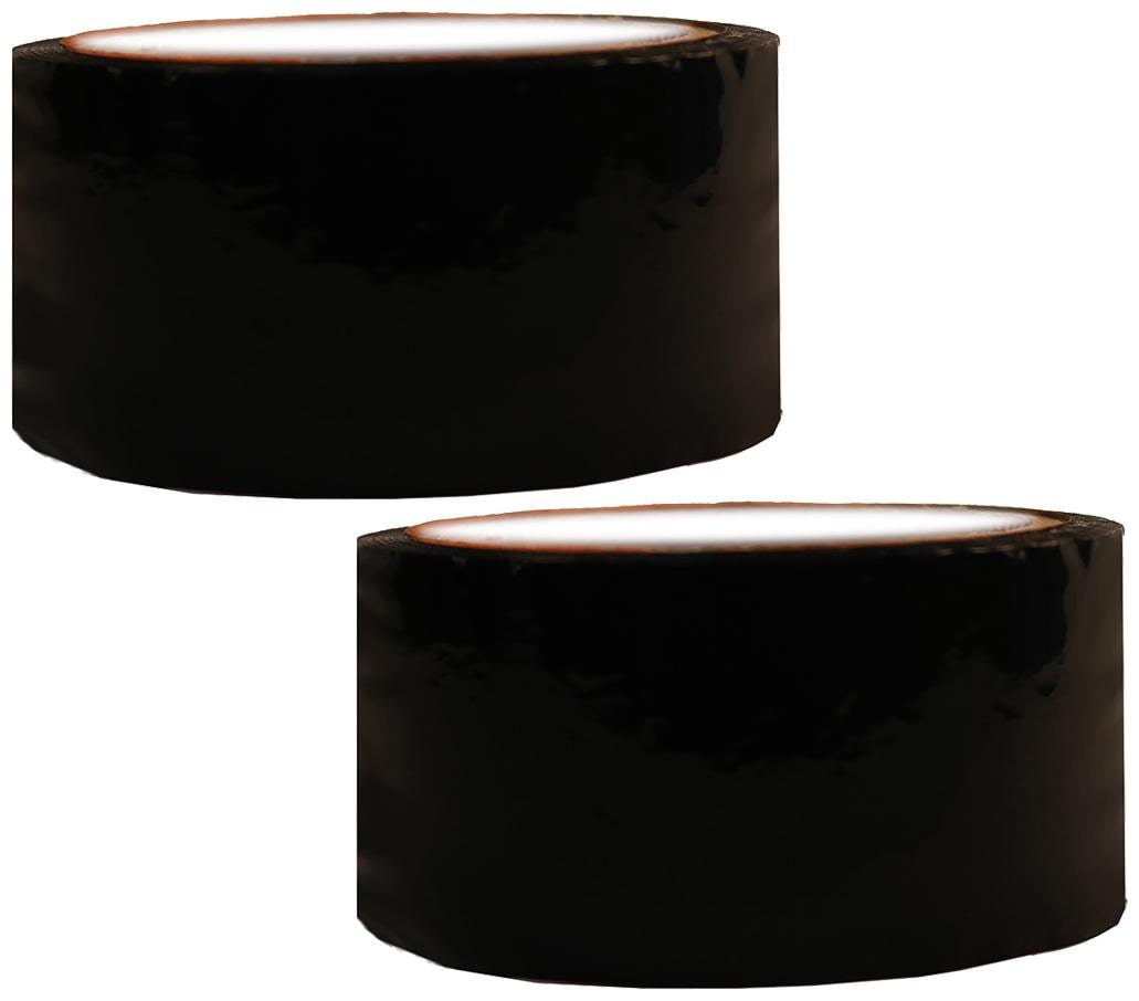 

VCR Black Color Tape - 50 Meters in Length - 48mm 2 Width - 2 Rolls Per Pack