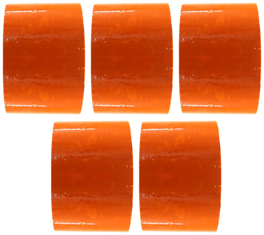 

VCR Orange Color Tape - 50 Meters in Length - 60mm 2 5 Width - 5 Rolls Per Pack