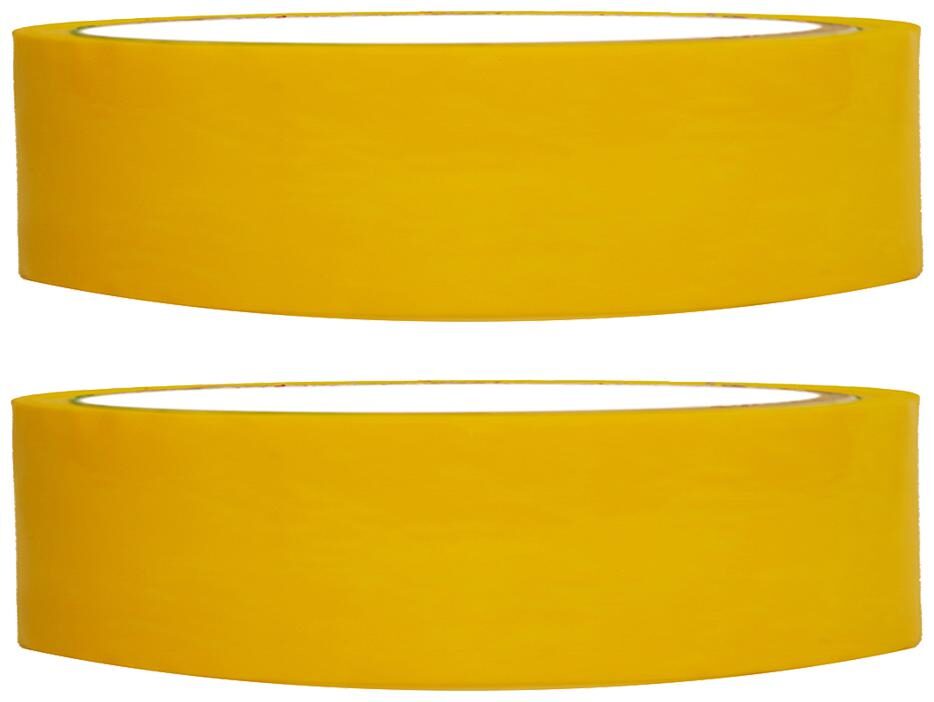

VCR Yellow Color Tape - 50 Meters in Length - 12mm 0 5 Width - 2 Rolls Per Pack