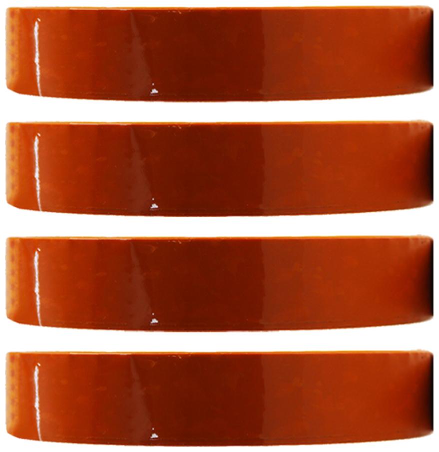 

VCR Orange Color Tape - 50 Meters in Length - 36mm 1 5 Width - 4 Rolls Per Pack