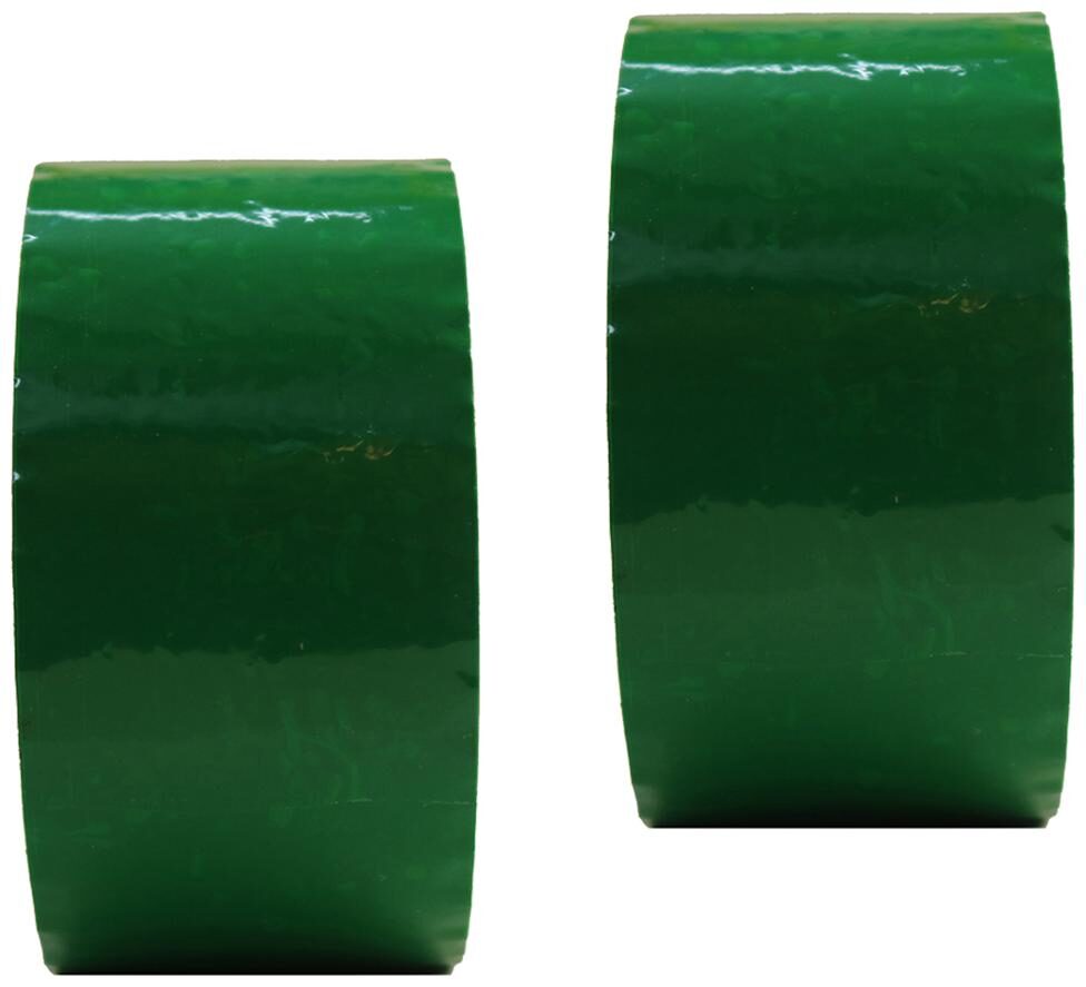 

VCR Green Color Tape - 50 Meters in Length - 48mm 2 Width - 2 Rolls Per Pack