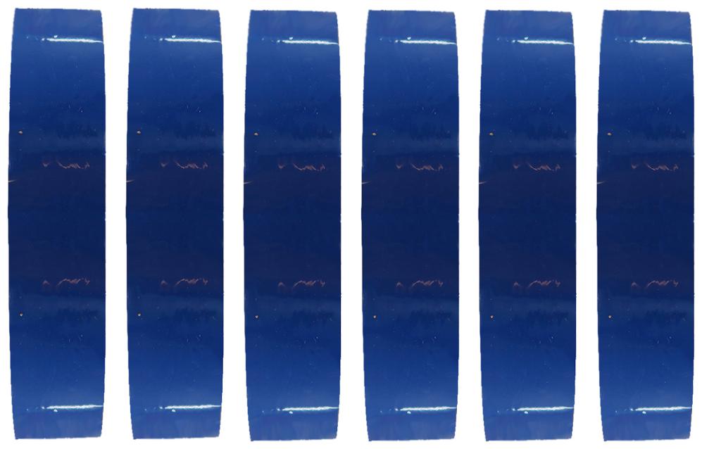 

VCR Blue Color Tape - 50 Meters in Length - 24mm 1 Width - 6 Rolls Per Pack