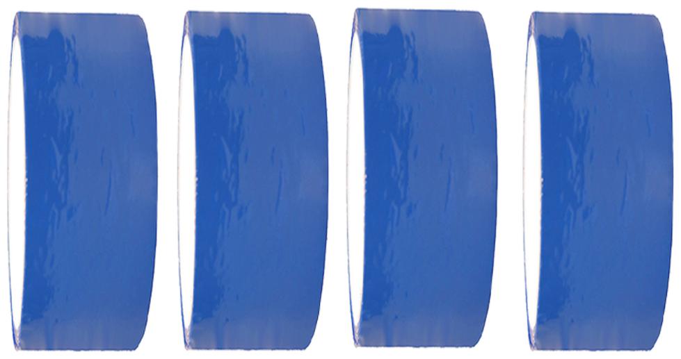 

VCR Blue Color Tape - 50 Meters in Length - 36mm 1 5 Width - 4 Rolls Per Pack