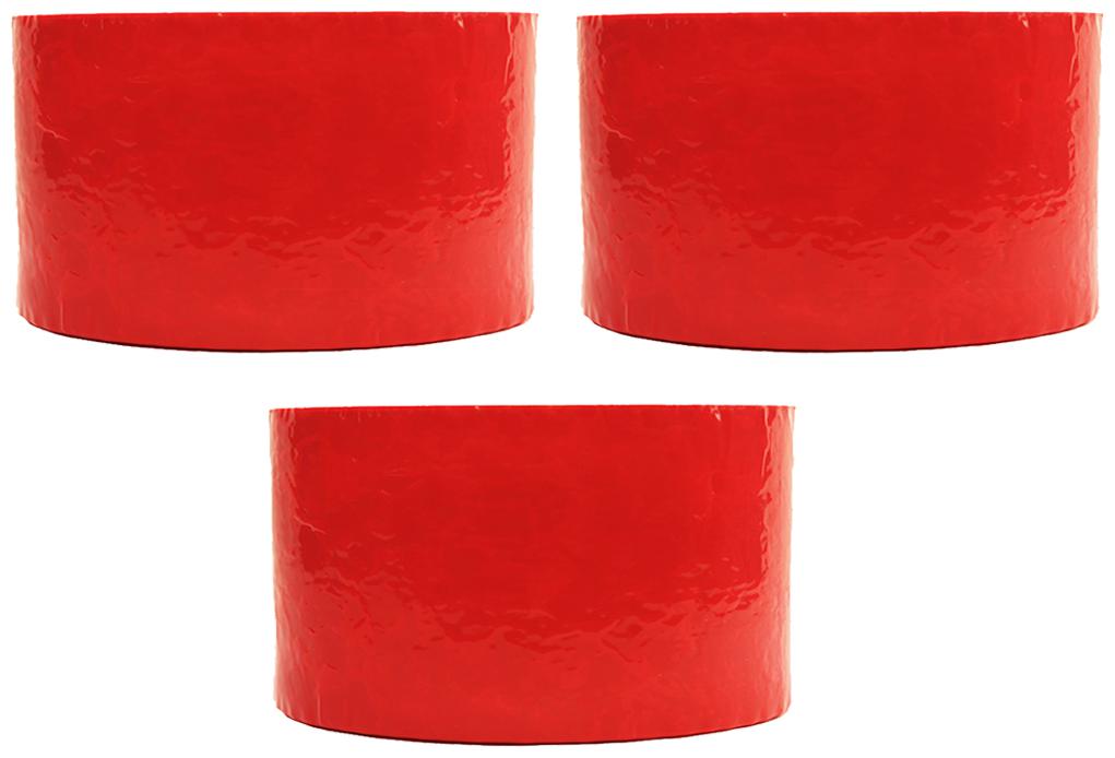 

VCR Red Color Tape - 50 Meters in Length - 48mm 2 Width - 3 Rolls Per Pack