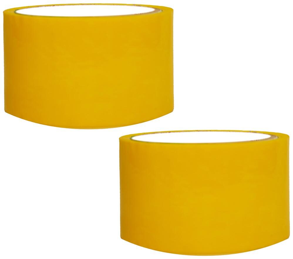 

VCR Yellow Color Tape - 50 Meters in Length - 72mm 3 Width - 2 Rolls Per Pack