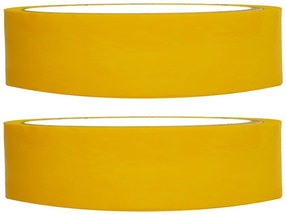 

VCR Yellow Color Tape - 50 Meters in Length - 24mm 1 Width - 2 Rolls Per Pack