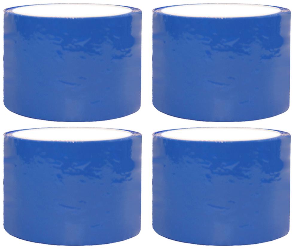 

VCR Blue Color Tape - 50 Meters in Length - 72mm 3 Width - 4 Rolls Per Pack